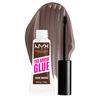 NYX Professional Makeup The Brow Glue Instant Brow Styler - Flera färger - 04 Mörkbrun