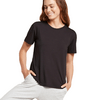 Boody Boyfriend T-shirt Black - 1 st - Small