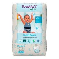 Bambo Nature Badblöja M 12+ kg - 12 st