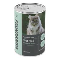 Faunakram Våtfoder för katt, kyckling - 415 g