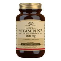 Solgar K2 Vitamin 100µg - 50 kapslar