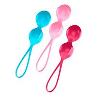 Satisfyer - Bäckenbottenkulor dubbla - 3 st