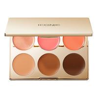 ICONIC London Multi-Use Cream Blush Bronze and Highlight Palette - 19 g