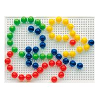 Quercetti Stiftmosaik FantaColor Tab Basic (100 delar) - 1 set