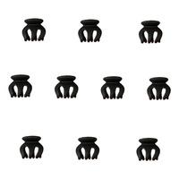 SOHO Etta Hårklämmor Svart - 10 st