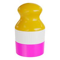 UNIQ Solkräm Applikator Rosa