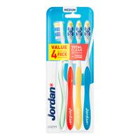 Jordan Total Clean Tandborste Medium - 4 st