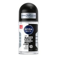 Nivea Men Black & White Invisible Original Deo Roll On - 50 ml