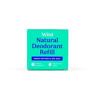 Wild Natural Deodorant Refill Fresh Cotton & Sea Salt - 40 g