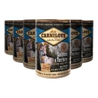Carnilove Våtfoder - lax och kalkun - 6 x 400 g