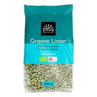 Urtekram Gröna Linser, eko - 400 g