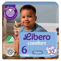 Libero Comfort 6 Öppen blöja 13-20 kg - 32 st