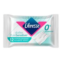 Libresse Intimate Wipes Pure Sensitive - 12 st