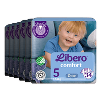 Libero Comfort 5 Öppen blöja - 6 x 34 st