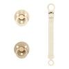 BIBS Pacifier & Clip Gift Set - Ivory - 1 set