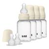 BIBS Baby Bottle Round Silicone 150 ml Ivory - 4 st