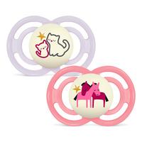 MAM Perfect Night Silk 6-16 m Box Pink - 2 st