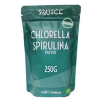 Squice Ekologiskt chlorella- spirulinapulver - 250 g