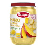 Semper Fruktpuré med mango och banan 5 mån+ 190 g