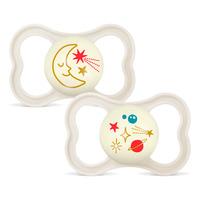 MAM Air Night Silikon Neutral 6-16 mån - 2 st