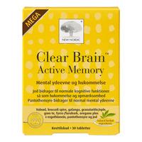 New Nordic Clear Brain Active Memory - 30 tabletter